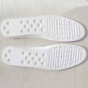 白色舒适透气性PU工作鞋垫