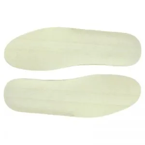 White Canvas PU Comfortable Breathable Work Insole