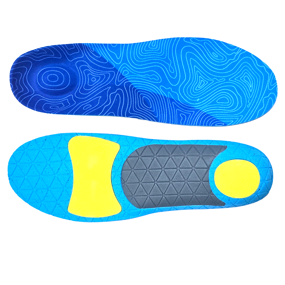 Multi-Density Dynamic Cushioning Insoles with Ultra-Fine Velvet & High-Hardness Support Chassis
