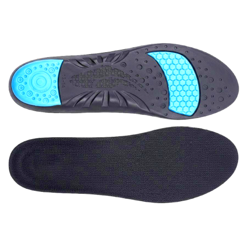 High-Performance PU & Shock-Absorbing Blue Gel Orthotic Insoles