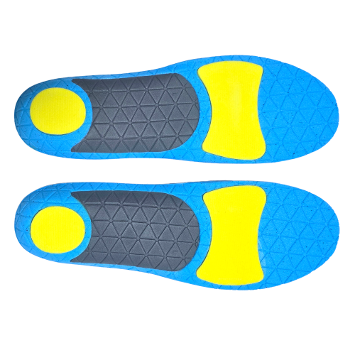 Multi-Density Dynamic Cushioning Insoles with Ultra-Fine Velvet & High-Hardness Support Chassis