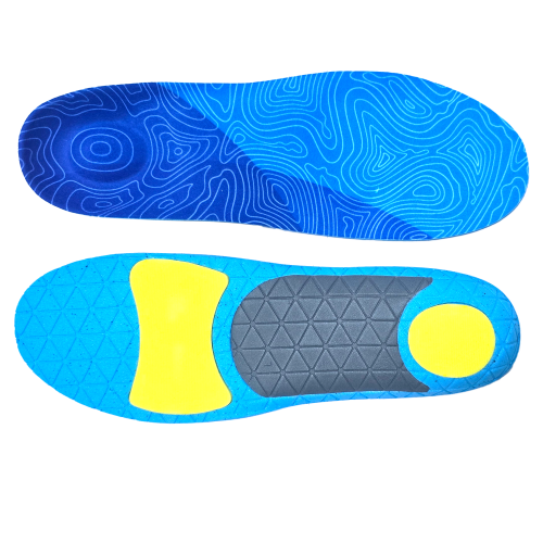 Multi-Density Dynamic Cushioning Insoles with Ultra-Fine Velvet & High-Hardness Support Chassis