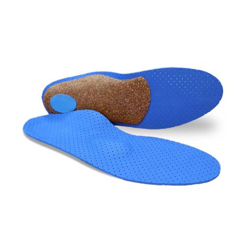 cork shell arch support ventilation high elastic eva insole for plantar fasciitis insoles