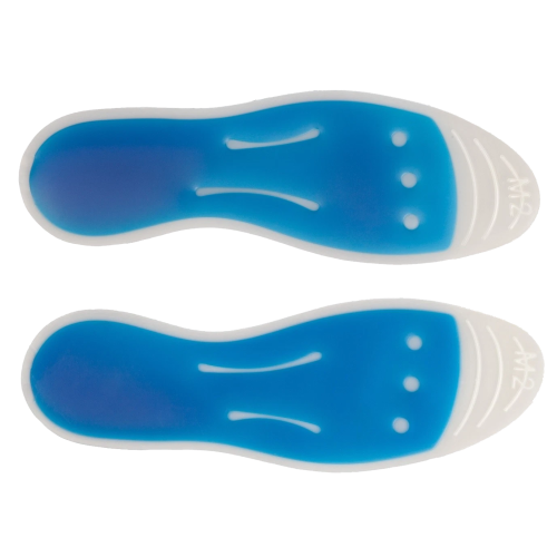 Ice Blue Therapeutic Liquid Massage Gel Insoles – Dynamic Shock Absorption & Cooling Comfort