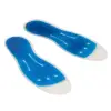 Ice Blue Therapeutic Liquid Massage Gel Insoles – Dynamic Shock Absorption & Cooling Comfort
