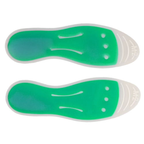 Ice Blue Therapeutic Liquid Massage Gel Insoles – Dynamic Shock Absorption & Cooling Comfort