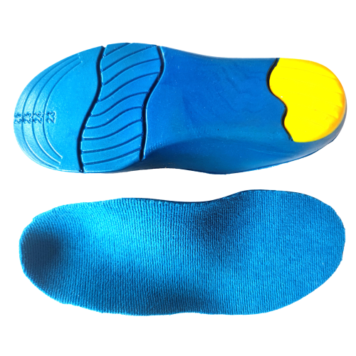 Kids' Orthotic Arch Support Insoles - Shock-Absorbing PU & Gel Comfort for Active Children