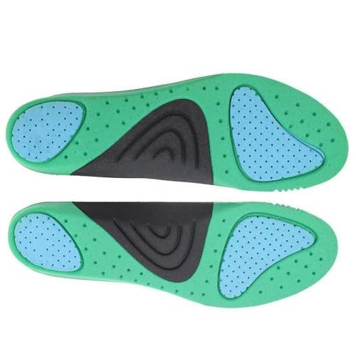 Advanced Triple-Density Foam Orthotic Insoles with Breathable Mesh Top for Full-Day Fatigue Relief