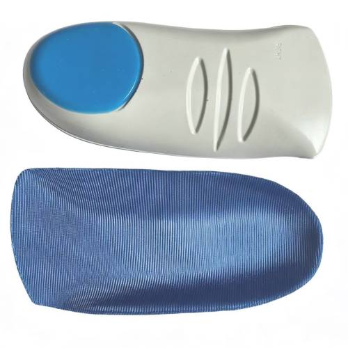 Semi-Length Arch Support PU Insole with Heel Gel for Plantar Fasciitis
