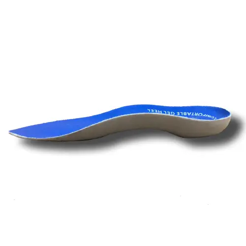 3/4 Length Heel Pain Orthotic for Plantar Fasciitis and Heel Spurs With Arch Support