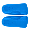 3/4 Length Rigid EVA Orthotic Insoles with Shore C 60 Arch Support and Velvet Surface for Plantar Fasciitis & Heel Pain