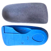 3/4 Length Rigid EVA Orthotic Insoles with Shore C 60 Arch Support and Velvet Surface for Plantar Fasciitis & Heel Pain
